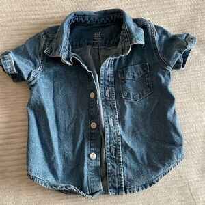 Almost NEW GAP Denim Toddler Shirt